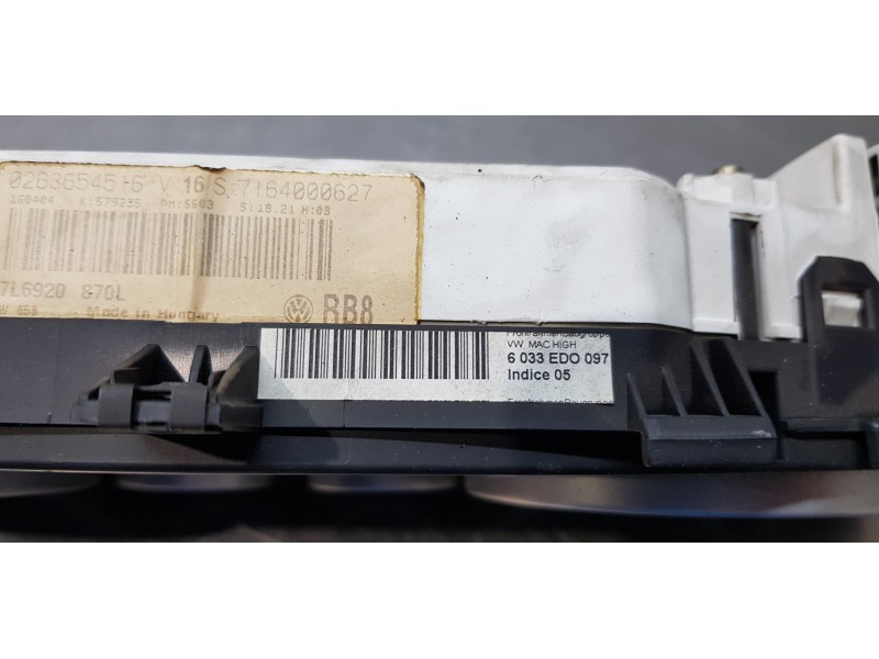 Recambio de cuadro instrumentos para volkswagen touareg (7la) tdi r5 referencia OEM IAM 7L6920870L   Recambio de cuadro instrumentos para volkswagen touareg (7la) tdi r5 referencia OEM IAM 7L6920870L