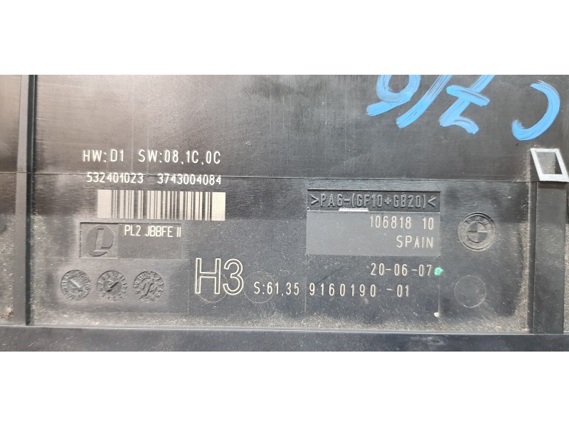Recambio de modulo electronico para bmw serie 3 cabrio (e93) 320i referencia OEM IAM 61359160190   Recambio de modulo electronico para bmw serie 3 cabrio (e93) 320i referencia OEM IAM 61359160190