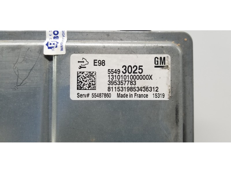 Recambio de centralita motor uce para opel astra k lim. 5türig business referencia OEM IAM 55493025  