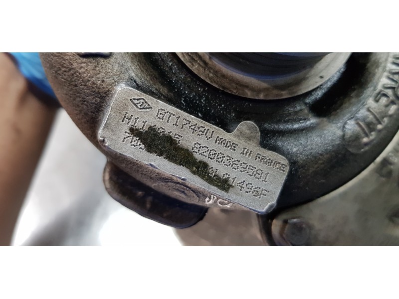 Recambio de turbocompresor para renault scenic ii authentique referencia OEM IAM 8200369581  