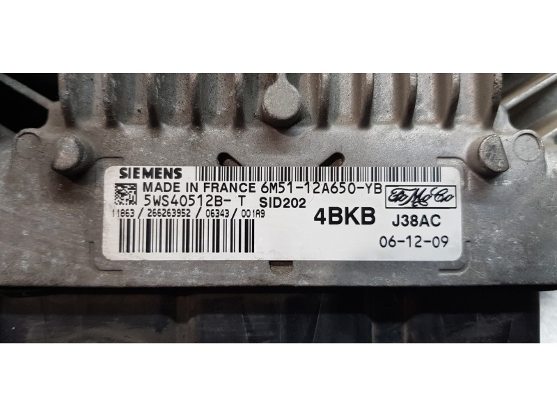 Recambio de centralita motor uce para ford focus berlina (cap) ambiente (d) referencia OEM IAM 6M5112A650YB   Recambio de centralita motor uce para ford focus berlina (cap) ambiente (d) referencia OEM IAM 6M5112A650YB