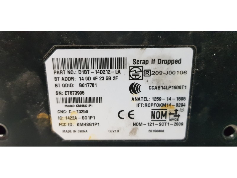 Recambio de modulo electronico para ford tourneo connect trend referencia OEM IAM D1BT14D212LA   Recambio de modulo electronico para ford tourneo connect trend referencia OEM IAM D1BT14D212LA