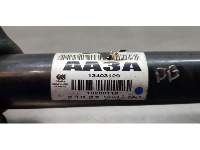 Recambio de transmision delantera derecha para opel astra k lim. 5türig business referencia OEM IAM 13403129   Recambio de transmision delantera derecha para opel astra k lim. 5türig business referencia OEM IAM 13403129