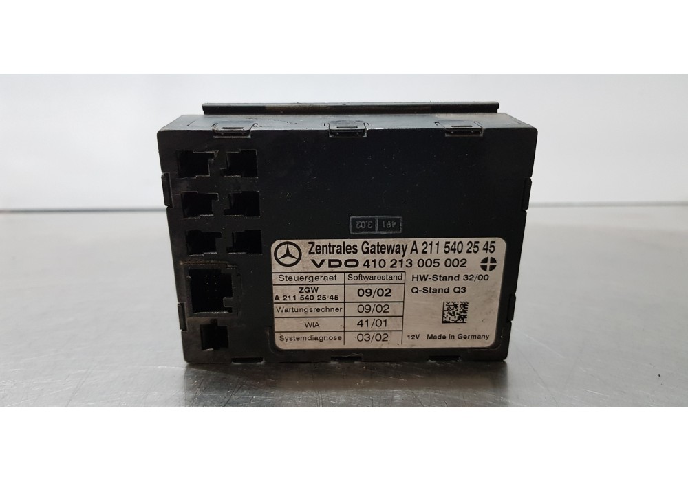 Recambio de modulo electronico para mercedes clase e (w211) berlina e 220 cdi (211.006) referencia OEM IAM A2115402545  