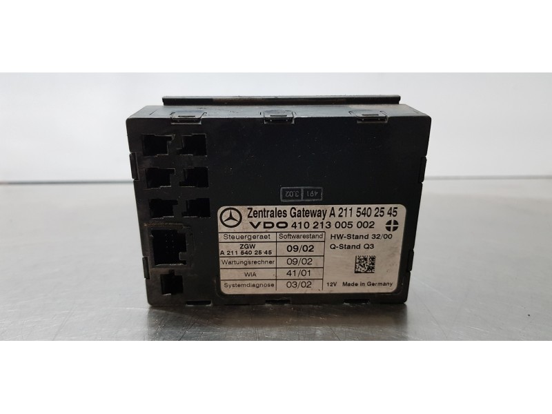 Recambio de modulo electronico para mercedes clase e (w211) berlina e 220 cdi (211.006) referencia OEM IAM A2115402545   Recambio de modulo electronico para mercedes clase e (w211) berlina e 220 cdi (211.006) referencia OEM IAM A2115402545