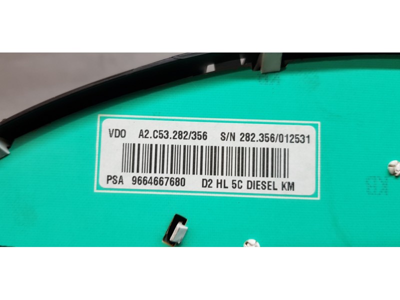 Recambio de cuadro instrumentos para peugeot 407 sw premium referencia OEM IAM 9664667680   Recambio de cuadro instrumentos para peugeot 407 sw premium referencia OEM IAM 9664667680