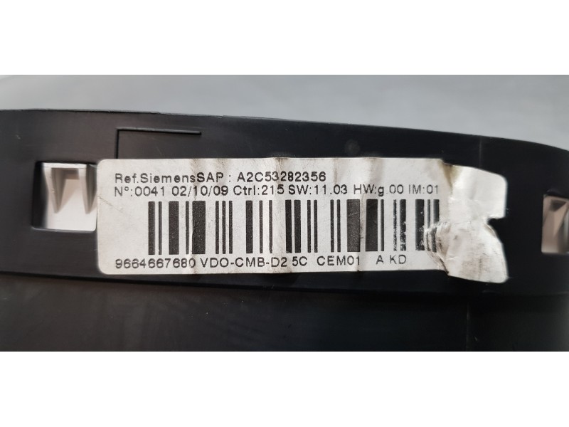 Recambio de cuadro instrumentos para peugeot 407 sw premium referencia OEM IAM 9664667680   Recambio de cuadro instrumentos para peugeot 407 sw premium referencia OEM IAM 9664667680