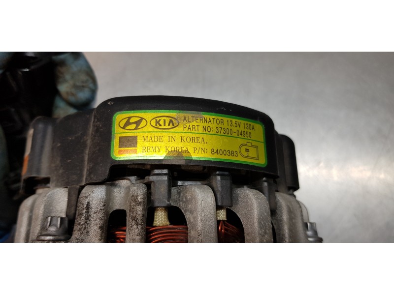 Recambio de alternador para kia rio (yb) business referencia OEM IAM 3730004950  