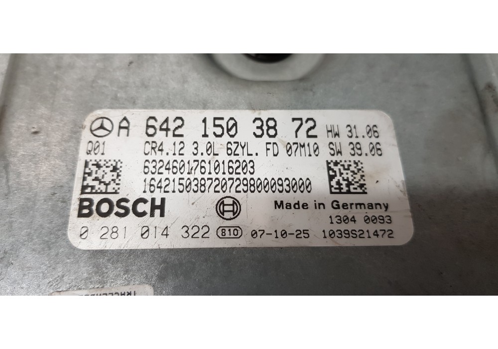 Recambio de centralita motor uce para mercedes clase cls (w219) 320 cdi (219.322) referencia OEM IAM A6421503872   Recambio de centralita motor uce para mercedes clase cls (w219) 320 cdi (219.322) referencia OEM IAM A6421503872