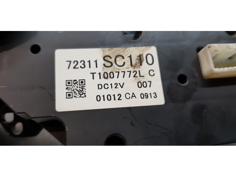 Recambio de mando climatizador para subaru impreza g12 limited referencia OEM IAM 72311SC110   Recambio de mando climatizador para subaru impreza g12 limited referencia OEM IAM 72311SC110