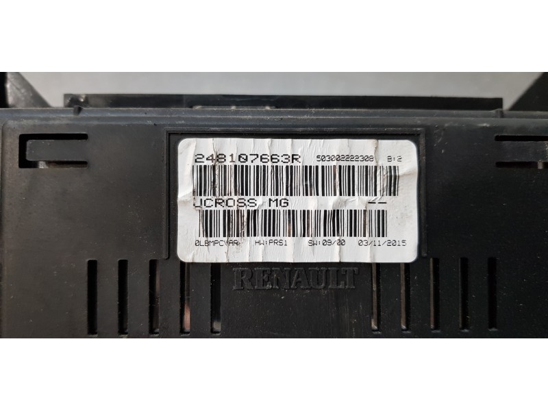 Recambio de cuadro instrumentos para renault scenic iii limited referencia OEM IAM 248107663R   Recambio de cuadro instrumentos para renault scenic iii limited referencia OEM IAM 248107663R