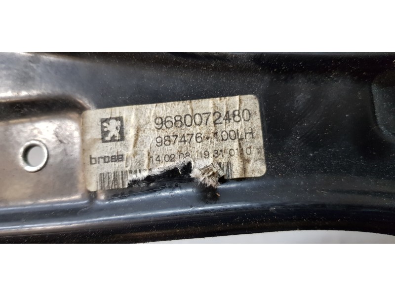 Recambio de elevalunas trasero izquierdo para peugeot 207 cc básico referencia OEM IAM 9680072480   Recambio de elevalunas trasero izquierdo para peugeot 207 cc básico referencia OEM IAM 9680072480