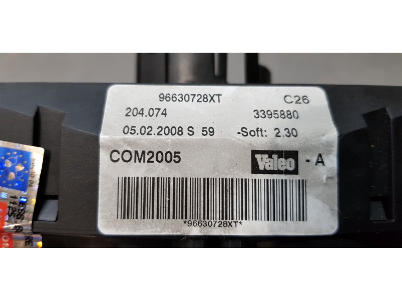 Recambio de mando multifuncion para peugeot 207 cc básico referencia OEM IAM 96630728XT  