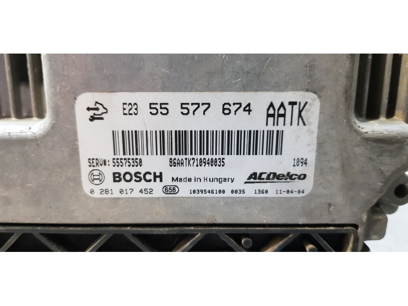 Recambio de centralita motor uce para opel astra j lim. cosmo referencia OEM IAM 55577674   Recambio de centralita motor uce para opel astra j lim. cosmo referencia OEM IAM 55577674