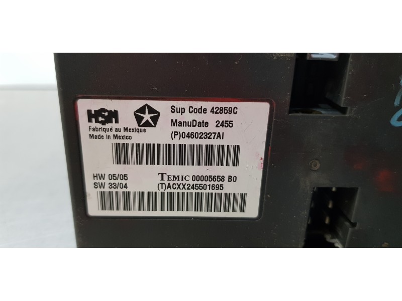 Recambio de modulo electronico para chrysler 300 c 3.0 crd referencia OEM IAM P04602327AI   Recambio de modulo electronico para chrysler 300 c 3.0 crd referencia OEM IAM P04602327AI