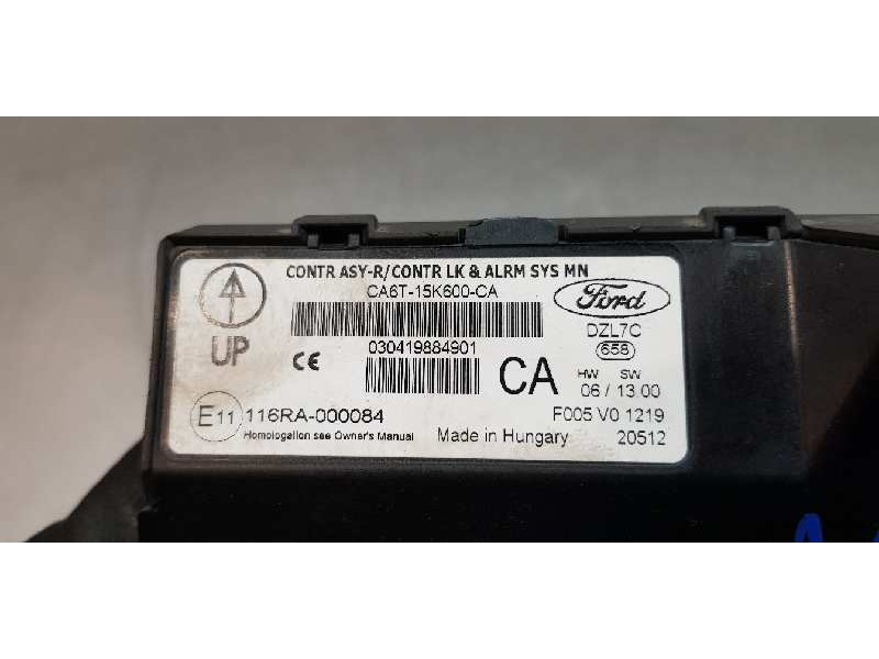 Recambio de modulo electronico para ford fiesta (cb1) titanium referencia OEM IAM CA6T15K600CA   Recambio de modulo electronico para ford fiesta (cb1) titanium referencia OEM IAM CA6T15K600CA