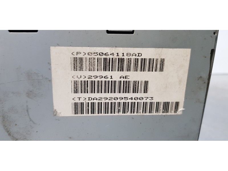 Recambio de modulo electronico para chrysler 300 c 3.0 crd referencia OEM IAM P05064118AD   Recambio de modulo electronico para chrysler 300 c 3.0 crd referencia OEM IAM P05064118AD