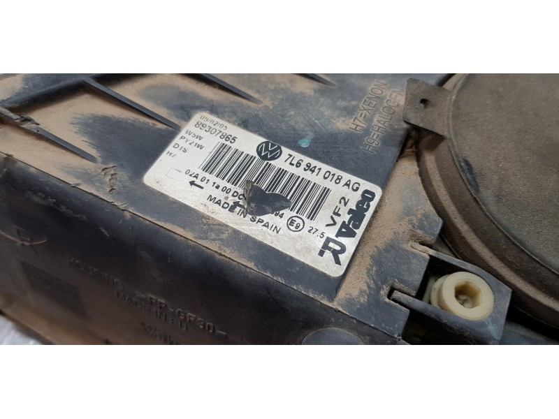 Recambio de faro derecho para volkswagen touareg (7la) tdi r5 referencia OEM IAM 7L6941018AG   Recambio de faro derecho para volkswagen touareg (7la) tdi r5 referencia OEM IAM 7L6941018AG