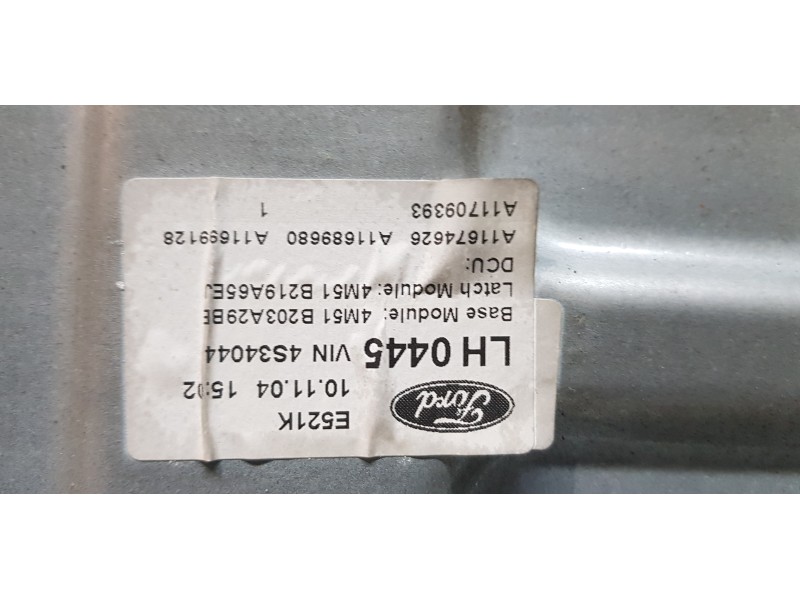 Recambio de elevalunas delantero izquierdo para ford focus berlina (cap) trend referencia OEM IAM W0Q3837401AA   Recambio de elevalunas delantero izquierdo para ford focus berlina (cap) trend referencia OEM IAM W0Q3837401AA