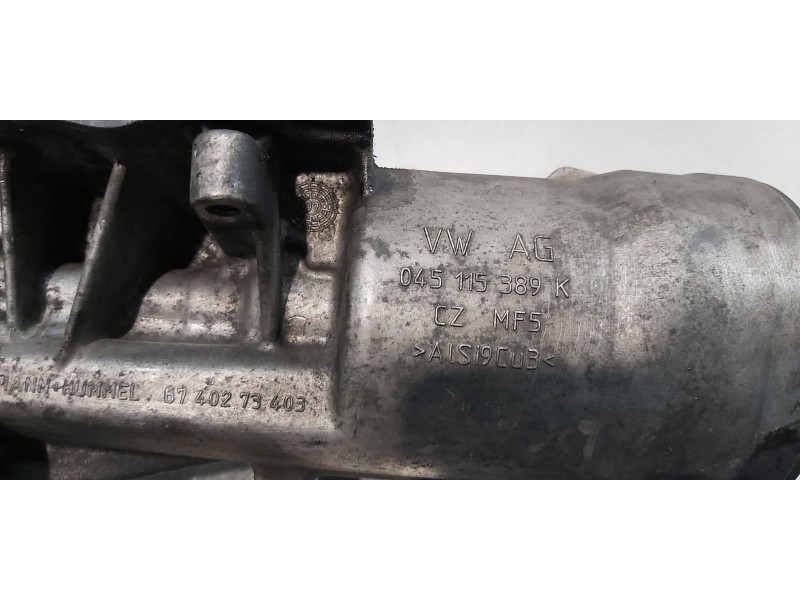 Recambio de soporte filtro aceite para volkswagen t5 transporter/furgoneta caja cerrada referencia OEM IAM 045115389K   Recambio de soporte filtro aceite para volkswagen t5 transporter/furgoneta caja cerrada referencia OEM IAM 045115389K