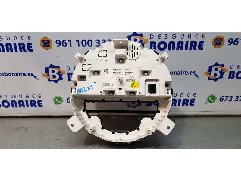 Recambio de cuadro instrumentos para bmw mini (r56) cooper d referencia OEM IAM 9136195   Recambio de cuadro instrumentos para bmw mini (r56) cooper d referencia OEM IAM 9136195