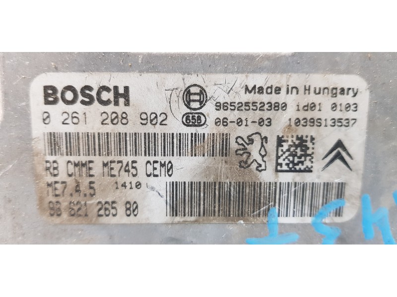 Recambio de centralita motor uce para citroen c3 1.6 16v sx plus referencia OEM IAM 9662126580   Recambio de centralita motor uce para citroen c3 1.6 16v sx plus referencia OEM IAM 9662126580