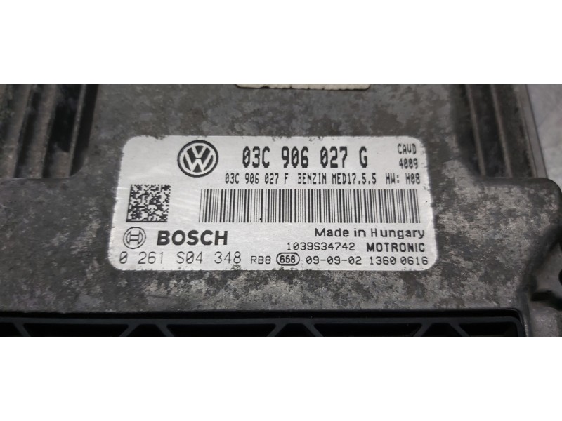 Recambio de centralita motor uce para volkswagen golf vi (5k1) sport referencia OEM IAM 03C906027G 03C906027F  Recambio de centralita motor uce para volkswagen golf vi (5k1) sport referencia OEM IAM 03C906027G 03C906027F