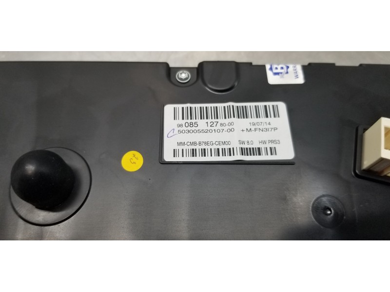 Recambio de cuadro instrumentos para citroen c4 picasso attraction referencia OEM IAM 9808512780   Recambio de cuadro instrumentos para citroen c4 picasso attraction referencia OEM IAM 9808512780