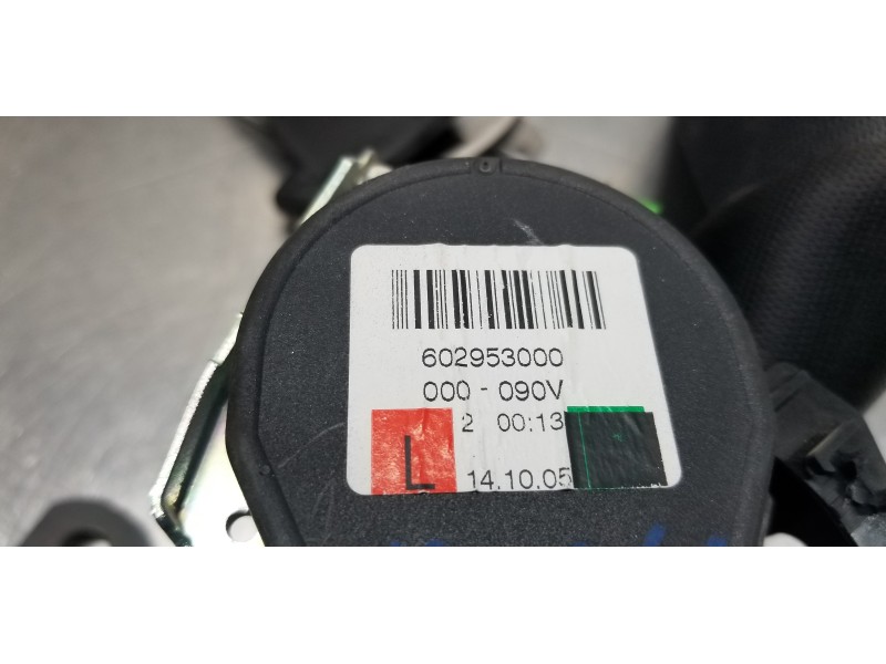 Recambio de cinturon seguridad trasero izquierdo para peugeot 5008 active referencia OEM IAM 8975SH 602953000 