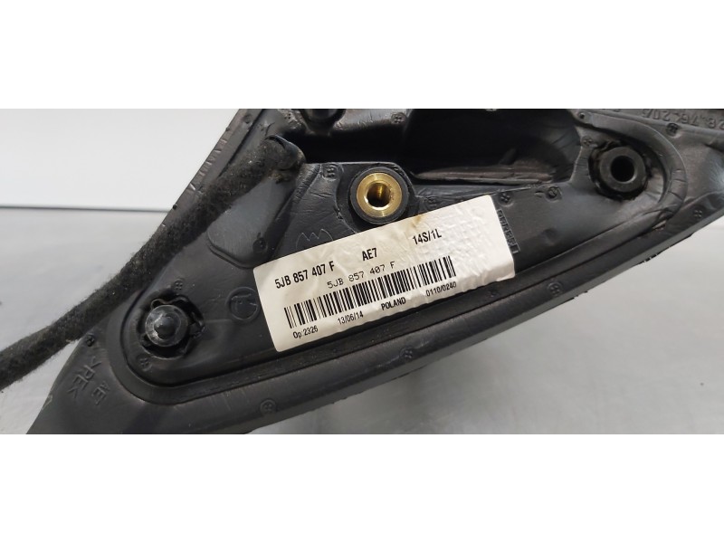 Recambio de retrovisor izquierdo para seat toledo (kg3) reference referencia OEM IAM 5JB857507C9B9   Recambio de retrovisor izquierdo para seat toledo (kg3) reference referencia OEM IAM 5JB857507C9B9