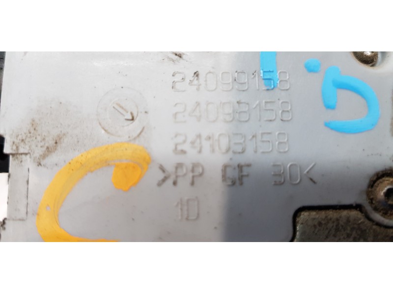 Recambio de cerradura puerta trasera derecha para citroen c3 picasso exclusive referencia OEM IAM 24103158   Recambio de cerradura puerta trasera derecha para citroen c3 picasso exclusive referencia OEM IAM 24103158