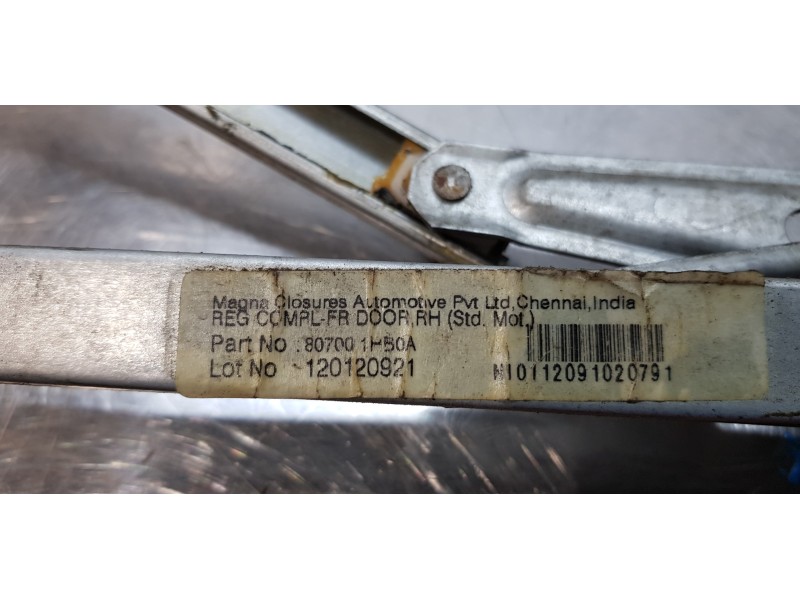 Recambio de elevalunas delantero derecho para nissan micra (k13) visia first referencia OEM IAM 807001HB0A  