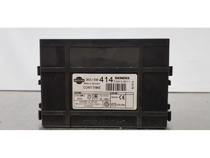 Recambio de modulo confort para nissan almera (n16/e) ambience referencia OEM IAM 28551BM414   Recambio de modulo confort para nissan almera (n16/e) ambience referencia OEM IAM 28551BM414