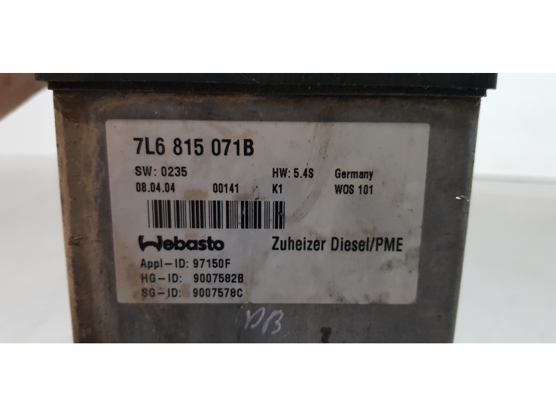 Recambio de no identificado para volkswagen touareg (7la) tdi r5 referencia OEM IAM 7L6815071B   Recambio de no identificado para volkswagen touareg (7la) tdi r5 referencia OEM IAM 7L6815071B