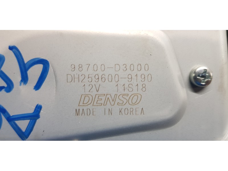 Recambio de motor limpia trasero para hyundai tucson style 4wd referencia OEM IAM 98700D300  