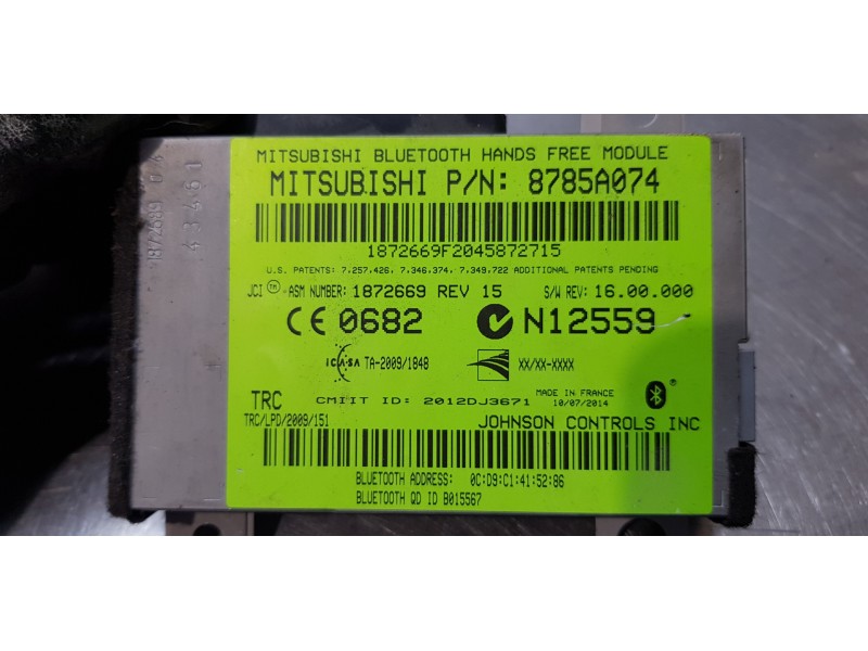 Recambio de modulo electronico para mitsubishi outlander (gf0) motion 4wd referencia OEM IAM 8785A074  