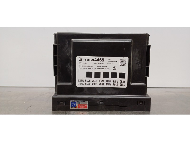 Recambio de modulo confort para opel mokka selective referencia OEM IAM 13594469   Recambio de modulo confort para opel mokka selective referencia OEM IAM 13594469