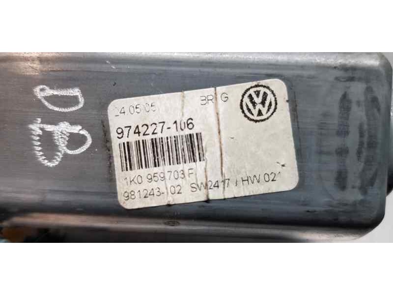 Recambio de motor elevalunas trasero izquierdo para volkswagen passat berlina (3c2) advance referencia OEM IAM 1K0959703F  