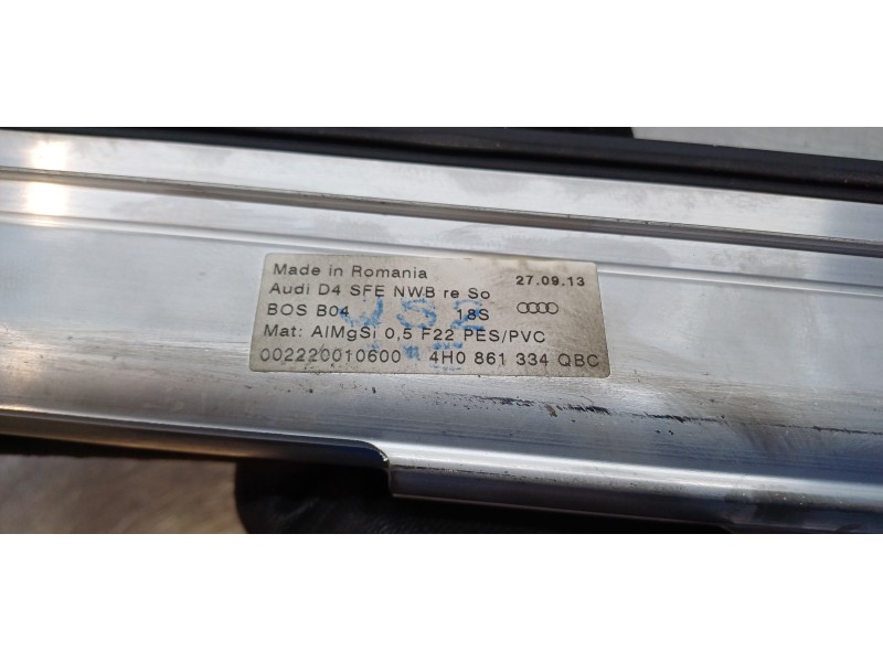 Recambio de moldura para audi a8 (4hc/4hl) 3.0 tdi clean diesel quattro referencia OEM IAM 4H0861334QBC  