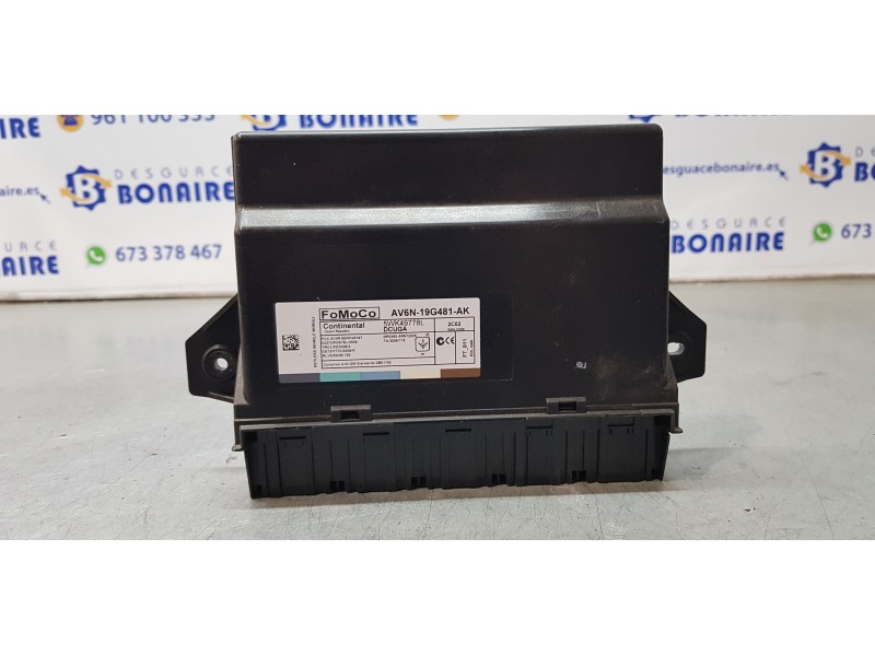 Recambio de modulo electronico para ford c-max titanium referencia OEM IAM AV6N19G481AK  