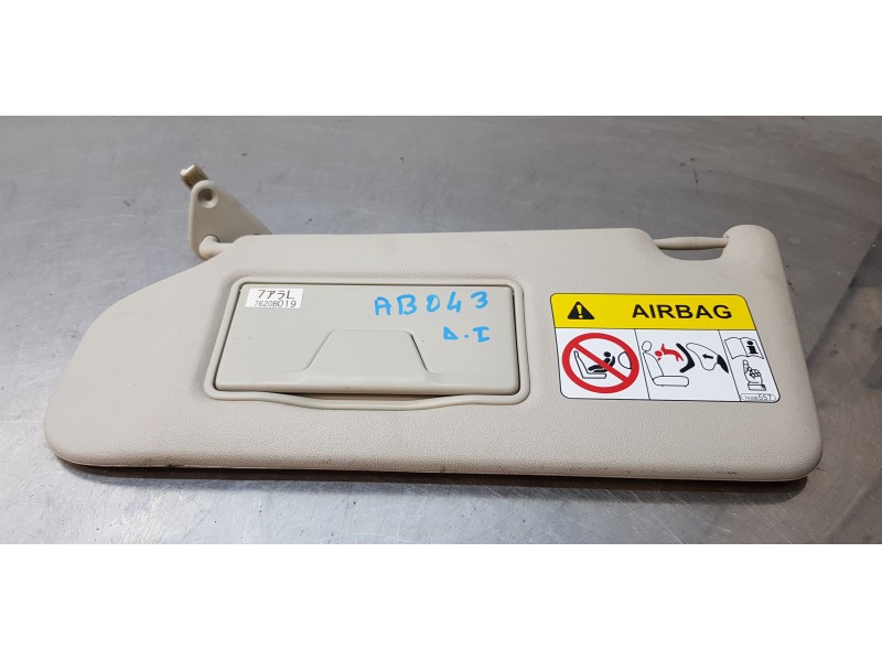 Recambio de parasol izquierdo para mitsubishi outlander (gf0) motion 4wd referencia OEM IAM 7620B019YA  