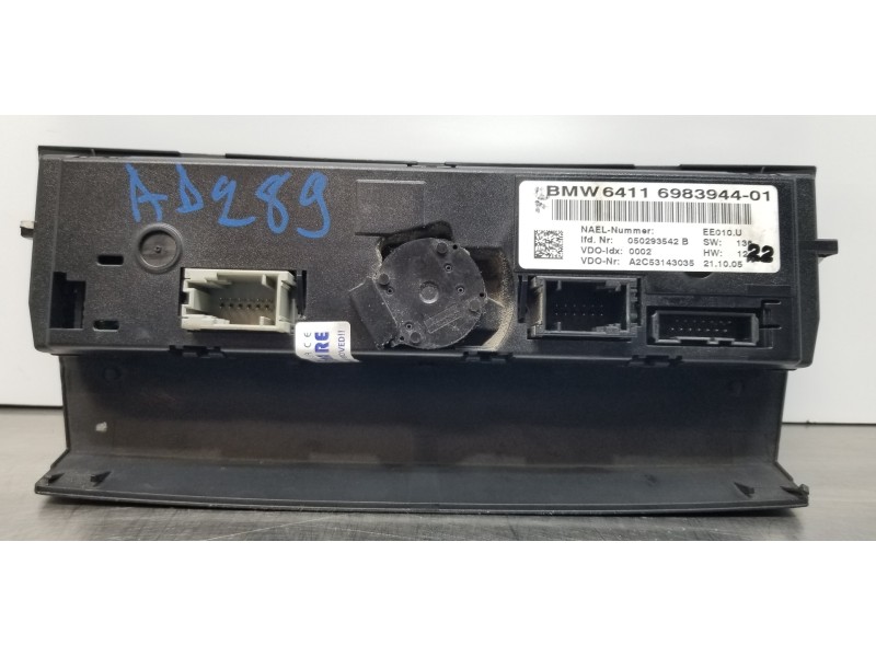 Recambio de mando climatizador para bmw serie 3 berlina (e90) 318i referencia OEM IAM 64116983944  