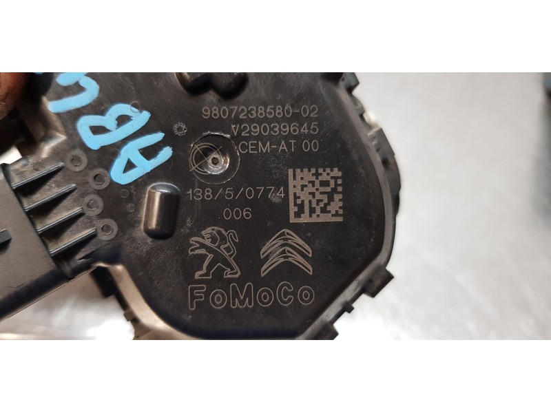 Recambio de caja mariposa para peugeot 208 access referencia OEM IAM 9807238580  