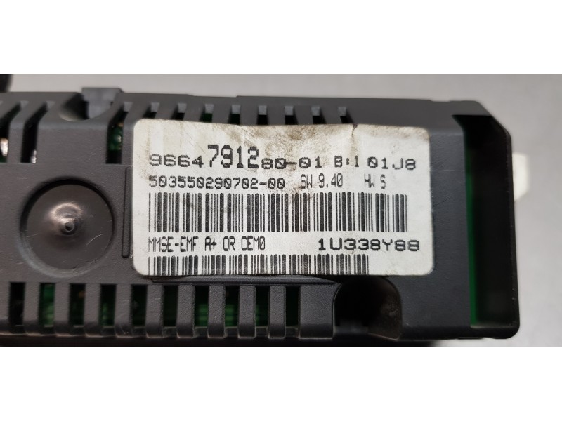 Recambio de pantalla multifuncion para peugeot 207 sport referencia OEM IAM 9664791280   Recambio de pantalla multifuncion para peugeot 207 sport referencia OEM IAM 9664791280