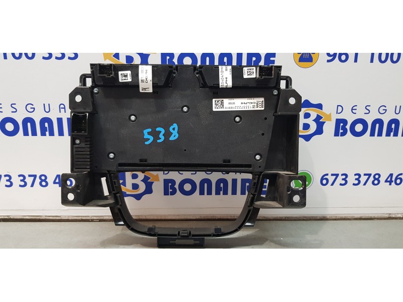 Recambio de sistema audio / radio cd para opel astra j gtc sport referencia OEM IAM 13337222   Recambio de sistema audio / radio cd para opel astra j gtc sport referencia OEM IAM 13337222