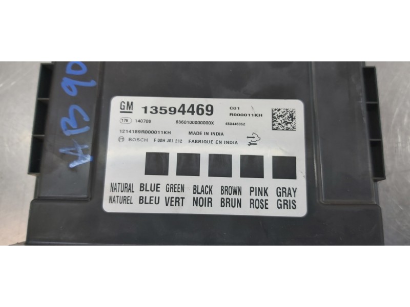 Recambio de modulo confort para opel mokka edition ecoflex referencia OEM IAM 13594469   Recambio de modulo confort para opel mokka edition ecoflex referencia OEM IAM 13594469