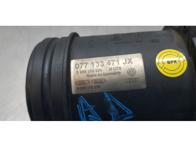 Recambio de caudalimetro para audi a8 (4e2) 4.2 quattro referencia OEM IAM 077133471JX  