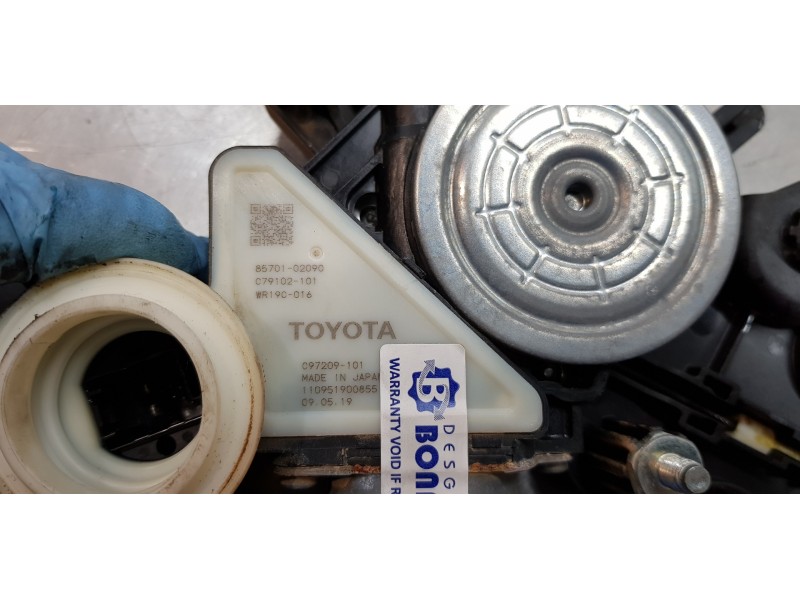 Recambio de elevalunas delantero izquierdo para toyota corolla (e21) hybrid active referencia OEM IAM 6982002741 8570102090 