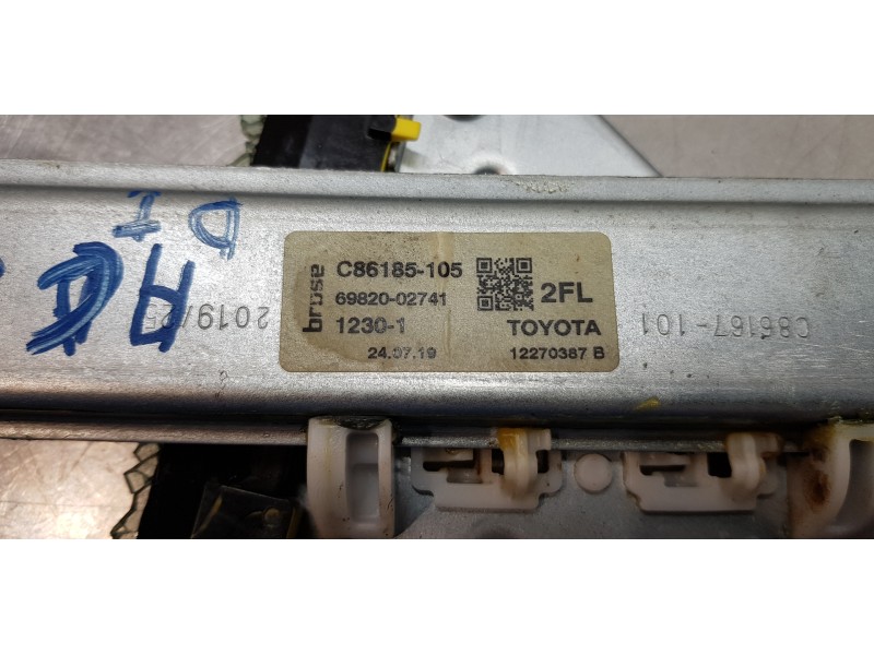 Recambio de elevalunas delantero izquierdo para toyota corolla (e21) hybrid active referencia OEM IAM 6982002741 8570102090 