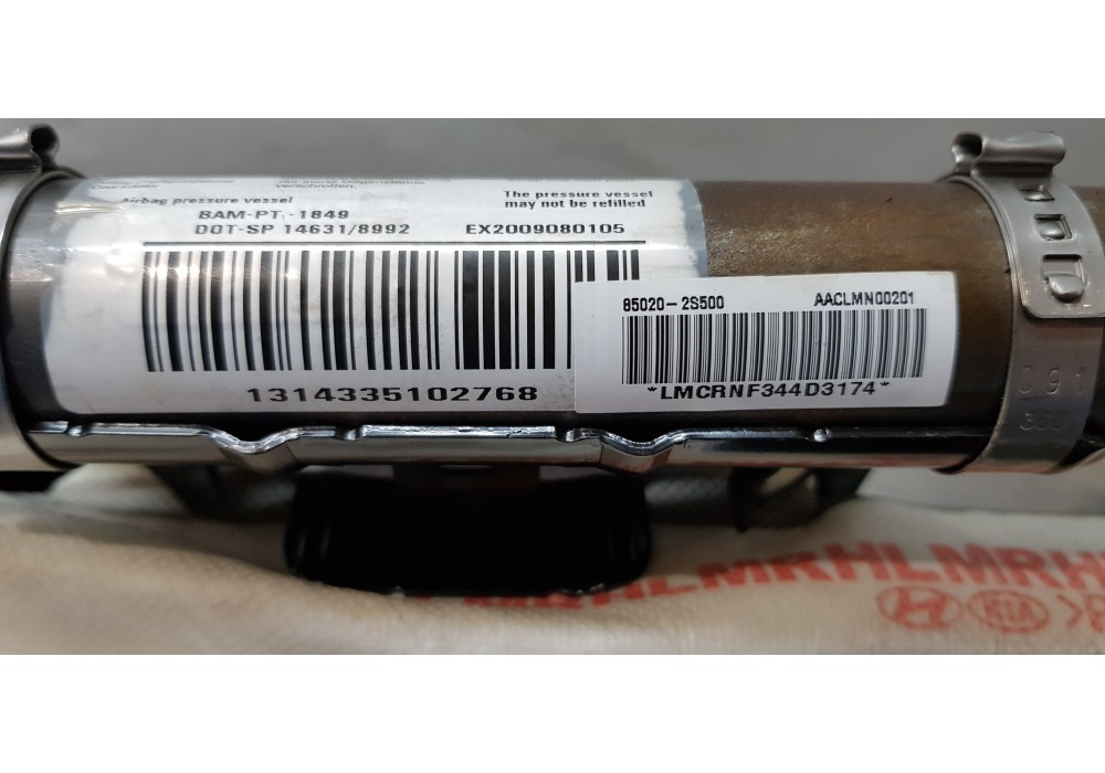 Recambio de airbag cortina delantero derecho para hyundai ix35 comfort 2wd referencia OEM IAM 850202S500  
